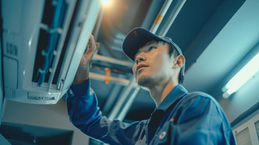 BF Technician Stock Image